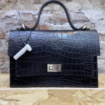 کیف اداری زنانه چرم طبیعی مدل ژرف