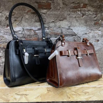 کیف بزرگ زنانه کلاسیک چرم طبیعی مدل روﯾﺎن