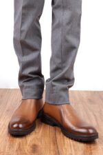 بوت چرم مردانه مدل پشت دکمه ای - تصویر 20