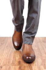 بوت چرم مردانه مدل پشت دکمه ای - تصویر 19