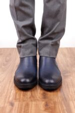 بوت چرم مردانه مدل پشت دکمه ای - تصویر 24