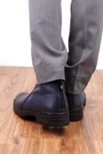 بوت چرم مردانه مدل پشت دکمه ای - تصویر 25