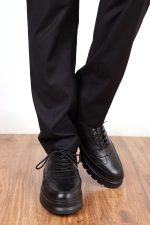 کتانی چرم مردانه کد E1 - تصویر 15