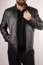 کاپشن چرم طبیعی مردانه