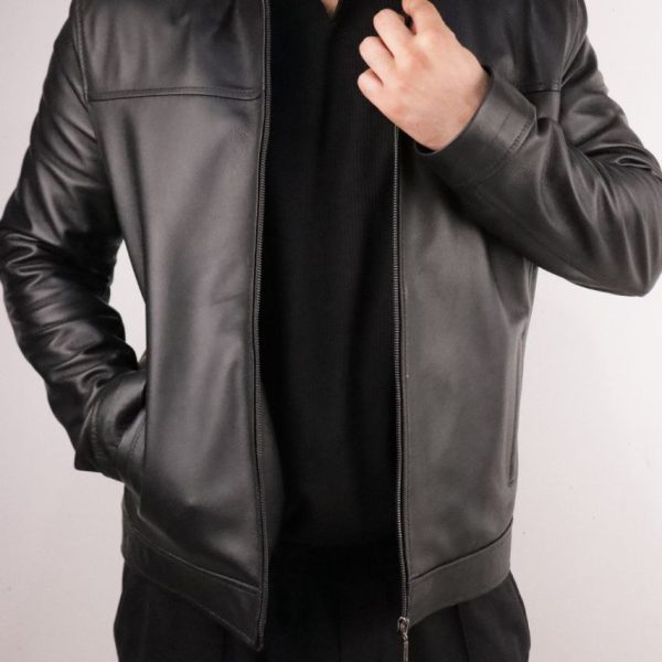 کاپشن چرم طبیعی مردانه