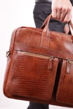 کیف اداری مردانه چرم کد 2026 - تصویر 3