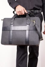 کیف اداری مردانه چرم کد 2027 - تصویر 3