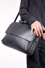 کیف اداری مردانه چرم کد 2028 - تصویر 2