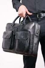 کیف اداری مردانه چرم کد 2025 - تصویر 12