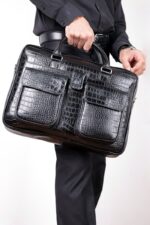 کیف اداری مردانه چرم کد 2029 - تصویر 2