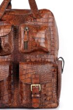 کوله چرم کد 6001 - تصویر 9