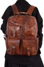 کوله چرم کد 6001 - تصویر 17