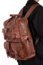 کوله چرم کد 6001 - تصویر 15