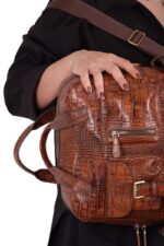 کوله چرم کد 6001 - تصویر 12