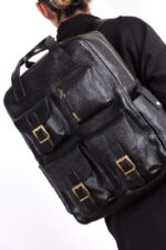 کوله چرم کد 6002 - تصویر 16