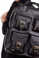 کوله چرم کد 6002 - تصویر 14