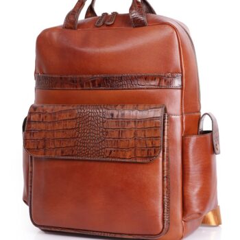 کوله چرم کد 6004