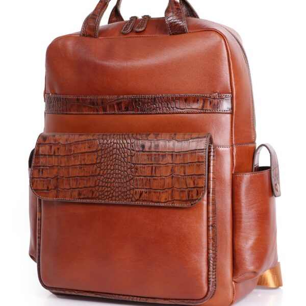 کوله چرم کد 6004