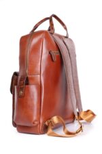 کوله چرم کد 6004 - تصویر 2