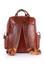 کوله چرم کد 6004 - تصویر 3