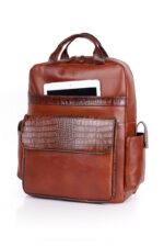 کوله چرم کد 6004 - تصویر 4