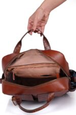 کوله چرم کد 6004 - تصویر 9