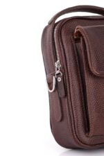 کیف دوشی چرم مردانه کد1038 - تصویر 7