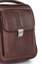 کیف دوشی چرم مردانه کد1038 - تصویر 6