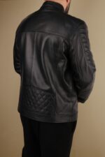 کاپشن چرم طبیعی مردانه کد 2024 - Image 3