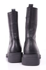 بوت چرم زنانه مدل مربعی - Image 4