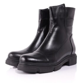 بوت چرم زنانه مناسب استایل زمستانه