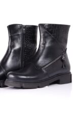 بوت چرم زنانه کد 2035 - تصویر 3