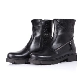 بوت چرم زنانه کد 2035