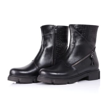 بوت چرم زنانه کد 2035