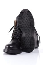 بوت چرم زنانه مناسب استایل روزمره - تصویر 4