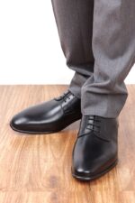 کفش چرم مردانه دستدوز برای استایل رسمی - Image 6