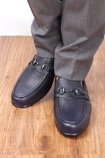 کالج چرم مردانه کلاسیک دستدوز - تصویر 7