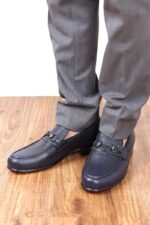 کالج چرم مردانه کلاسیک دستدوز - تصویر 6