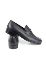 کالج چرم مردانه کلاسیک دستدوز - تصویر 3