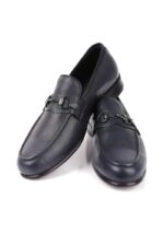 کالج چرم مردانه کلاسیک دستدوز - تصویر 2