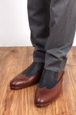 کفش چرم مردانه دستدوز هشترک - تصویر 4