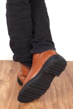 بوت چرم مردانه برای استایل روزمره - تصویر 25