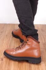 بوت چرم مردانه برای استایل روزمره - تصویر 26