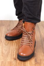 بوت چرم مردانه برای استایل روزمره - تصویر 7