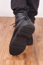 بوت چرم مردانه برای استایل روزمره - تصویر 14