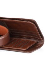 ست 2 تیکه چرم کیف پول وکمربند - Image 20