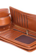 ست 2 تیکه چرم کیف پول وکمربند - Image 13