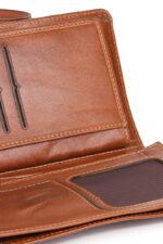 ست 2 تیکه چرم کیف پول وکمربند - Image 7