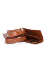 ست 2 تیکه چرم کیف پول وکمربند - Image 4