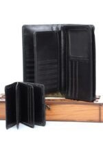 ست 2 تیکه چرم کیف پول وجاکارتی - Image 14